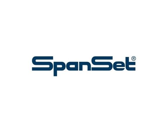 Das Logo des Unternehmens SpanSet auf weißem Hintergrund.